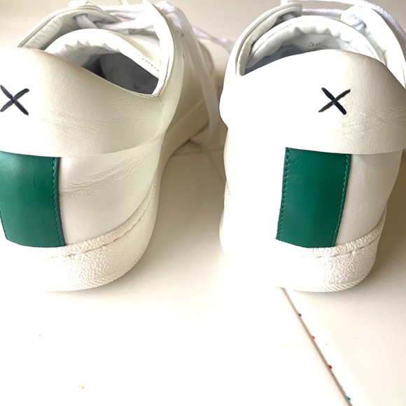 Valextra Super 3 Striped Leather Trainers Size 38 - Picture 9 of 9